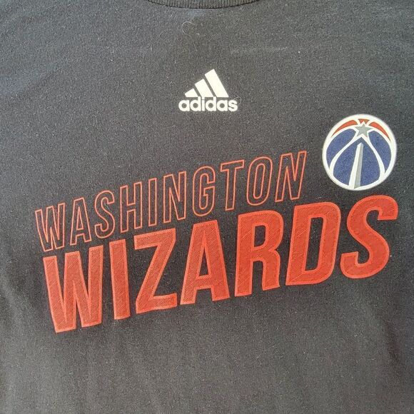 Washington Wizards Adidas NBA 4Her Youth Large T-Shirt Basketball V43 - Picture 2 of 7